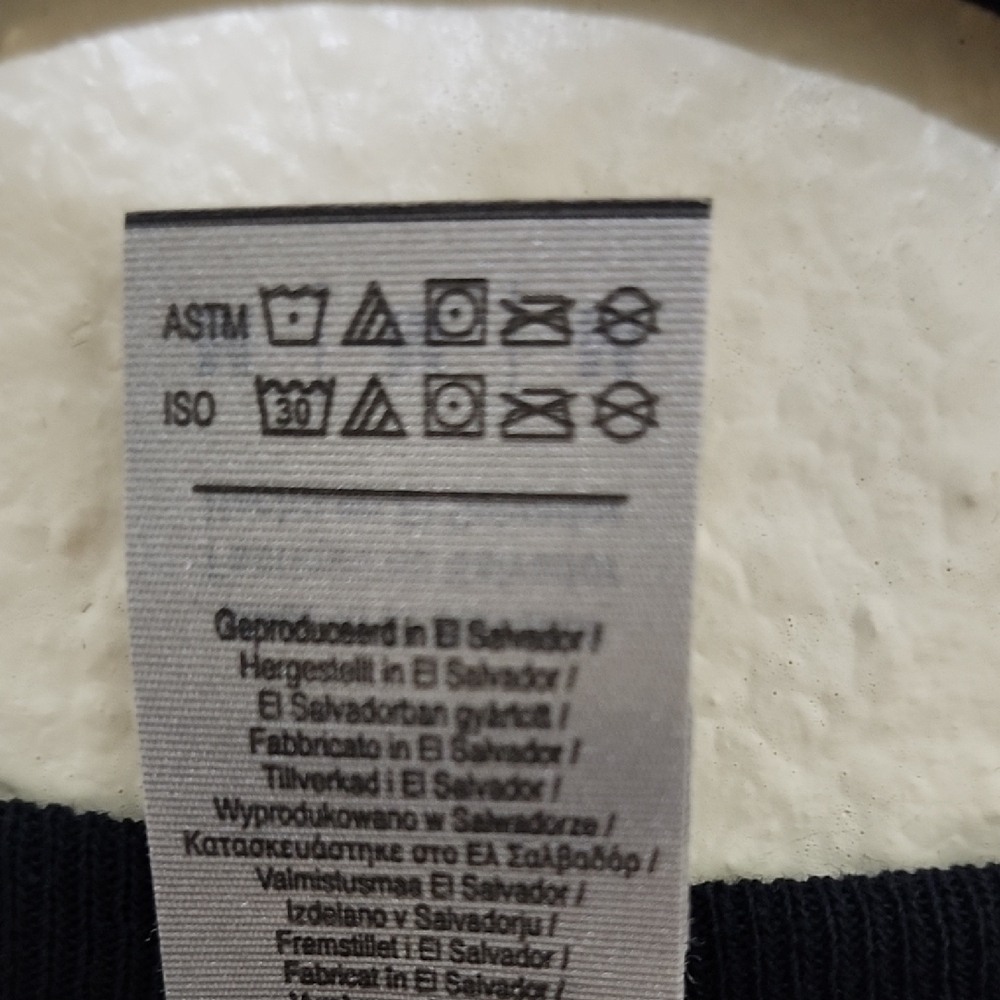Gildan Black and White Raglan Tee - Picture 4 of 5